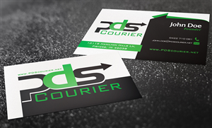 PDS Business Card - Courier/Transportation - Needs Double Sided Business Card | Business Card Design by creationz2011