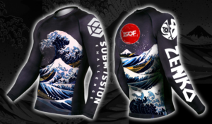 The Wave Rashguard For Fightwear Company | T-shirt Design by Sonnet Arts