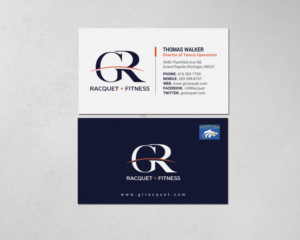 Business Card Design by chandrayaan.creative for Grand Rapids Racquet | Design #17549923