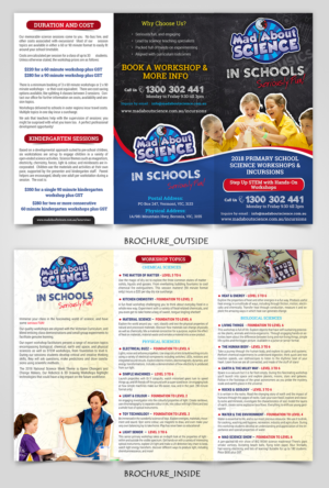 DL, Tri Fold Flyer - Mad About Science | Flyer-Design von SAI DESIGNS