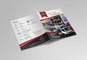 Brochure design for moving and cleaning company | Broschüren-Design von ecorokerz