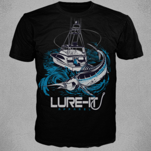 Lure-It Apparel Fishing Clothing T-Shirt Design | T-shirt Design by Kiki Hermawan