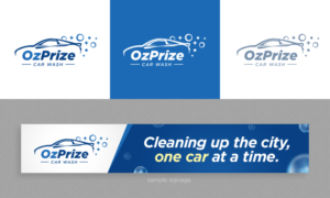 ozpride car wash logo for Broken Hill Car Wash | Signage Design by designhero