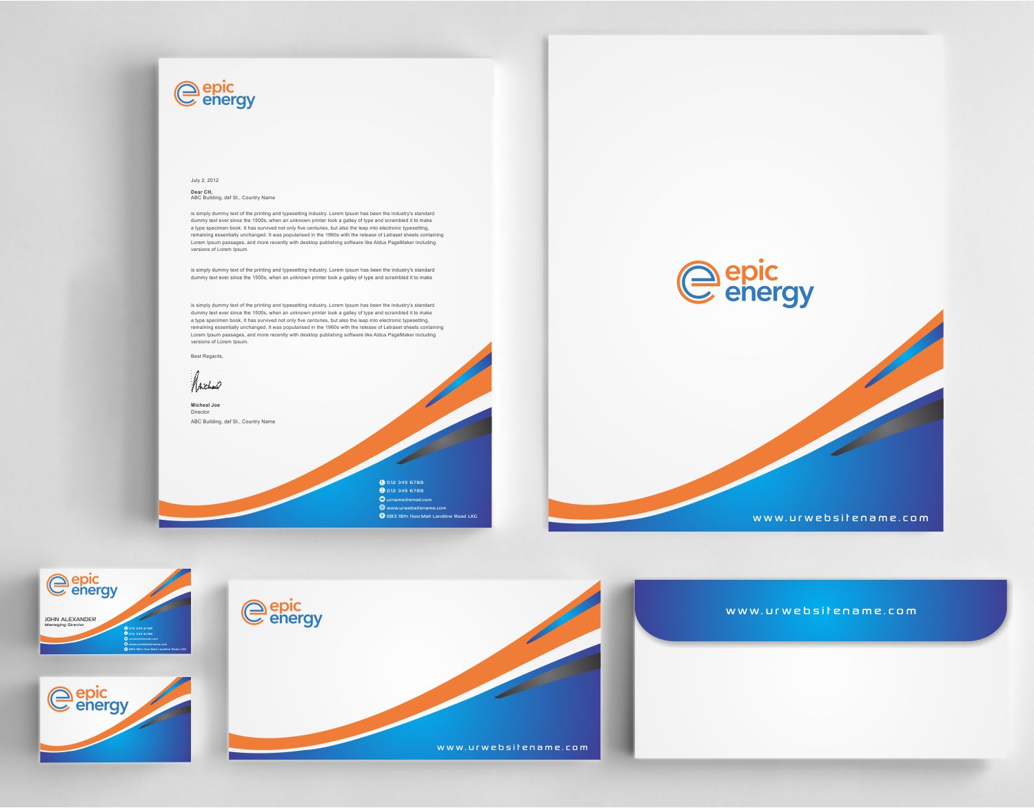 Stationery Design by szabist for Epic Home Inc. | Design #17322521