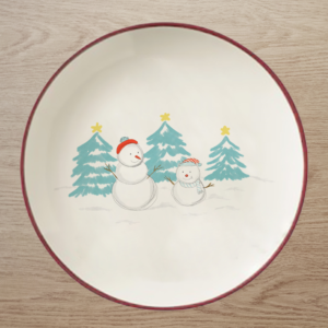 Holiday dinnerware: snowmen design | Graphic Design by - SWING -