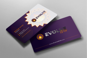 Evolve Wild (letters optional) | Visitenkarten-Design von chandrayaan.creative