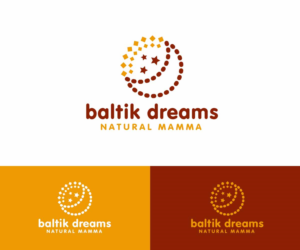 Baltik Dreams is a line for baby teething necklaces which will all have baltik amber *** | Logo-Design von GliderGraphx