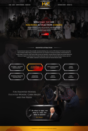 Haunted Attraction Expert Website Design | Web Design by lemosys infotech