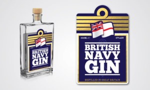 Design of Labels for British Navy Gin bottle | Packaging Design by stealth_ferret