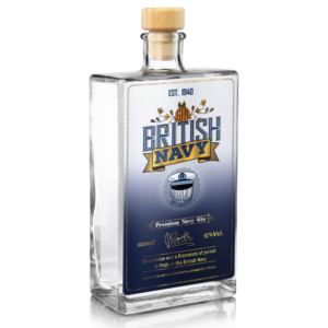 Design of Labels for British Navy Gin bottle | Packaging Design by SAI DESIGNS