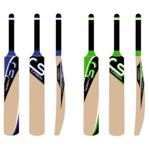 Cricket bat stickers for new cricket equipment business called CARBON SPORTS | Grafik-Design von B74Design