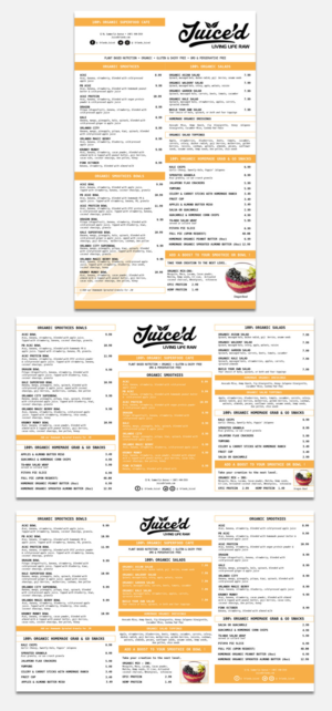 Menu Design by duanda for this project | Design #17528378