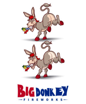 Big Donkey Fireworks  | Logo Design by StudioD™