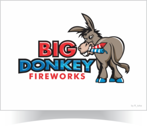 Big Donkey Fireworks  | Logo Design by r-toha