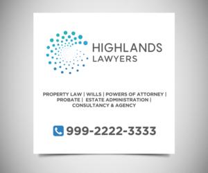 Modern Banner and Window Decal Design For Law Firm Lawyer | Schilder-Design von Designers Hub