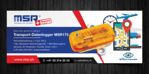 Swiss technology company with a new data logger needs a layout for an advertisment in a journal.  | Advertisement Design by ecorokerz