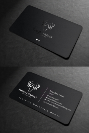 Illinois hunting business needing business cards | Business Card Design by Atvento Graphics