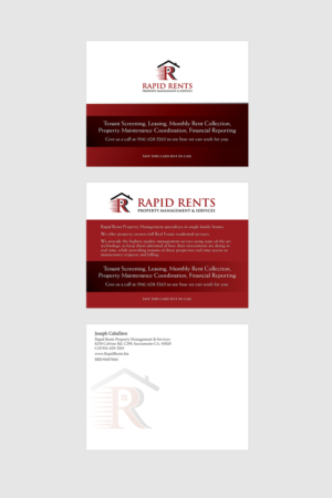 Rapid Rents Property Management | Postcard Design by senja