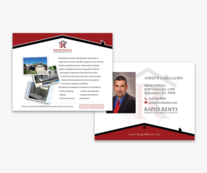 Rapid Rents Property Management | Postcard Design by sikamcoy222