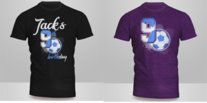 Jack's 9th birthday T Shirt | T-shirt Design by Kero