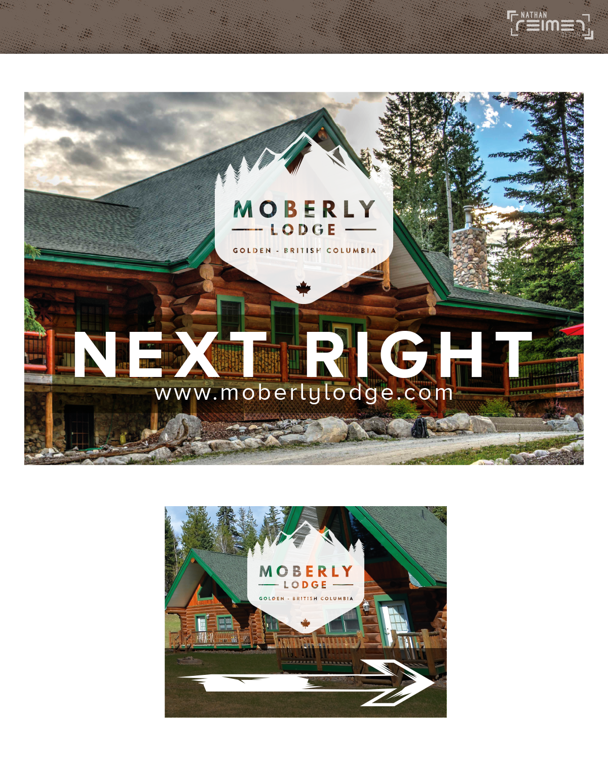 Signage Design by nreimer for Moberly Lodge | Design #17663271