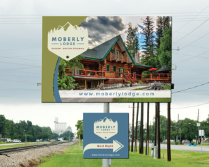 Signage Design by mmmarif1982 for Moberly Lodge | Design #17614947