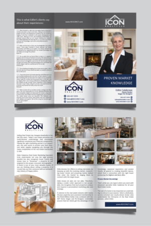 Real Estate Agent Service Brochure | Flyer-Design von alex989