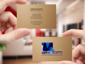 Business Card Design by Creations Box 2015 for Transform Media UG | Design: #17563260