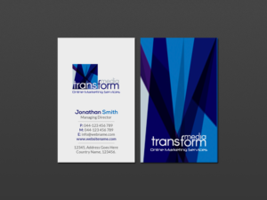 Business Card Design by Creations Box 2015 for Transform Media UG | Design: #17568712