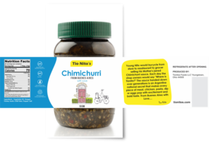 Tio Nito's Chimichurri Sauce | Packaging Design by fumbh.designs