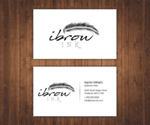 ibrow ink | Visitenkarten-Design von Stylez Designz