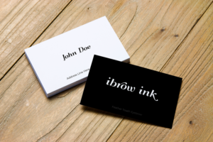 ibrow ink | Visitenkarten-Design von JK18