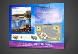 Shopping center investment profile | Brochure Design by lookedaeng