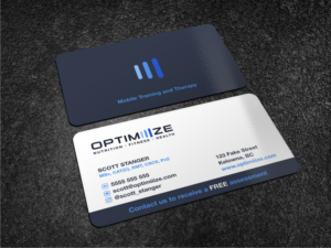 Mobile Fitness snd Therapy Business Card Design | Business Card Design by Atvento Graphics