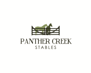 Panther Creek Stables | Logo Design by Marta Sobczak 