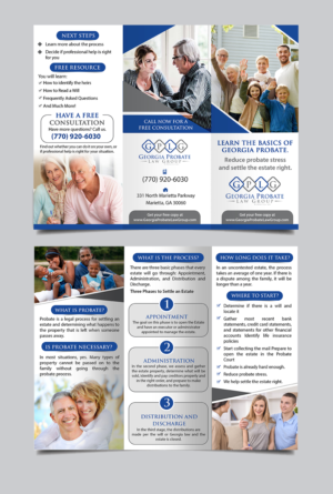 Probate Law Firm needs a redesign of an informational pamphlet  | Flyer Design by aspiremedia