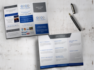 Probate Law Firm needs a redesign of an informational pamphlet  | Flyer Design by Scorpius design