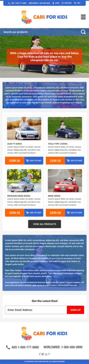 High Converting Mobile Site Design | Web Design by -Marc-