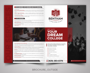 Informative brochure for college admissions prep service | Flyer Design by SAI DESIGNS