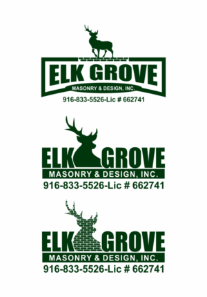 Logo Design by pa2pat for Elk Grove Masonry & Design, Inc. | Design #17626182