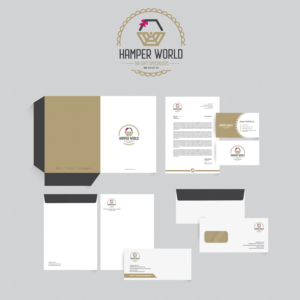 Stationery Design by bdesigner9 for Hamper World Pty Ltd | Design #17650111