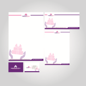 Stationery Design by Tom-Robinson for Hamper World Pty Ltd | Design #17692547