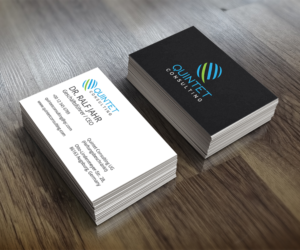  Quintet Consulting | Logo and Business Card Design by aglaronde23