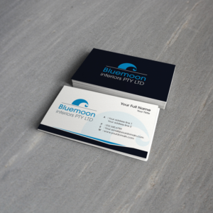 Bluemoon interiors PTY LTD | Business Card Design by MTu