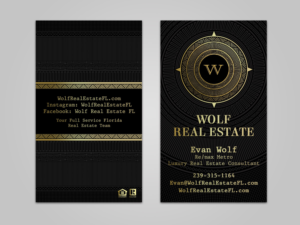 Wolf Real Estate Business Card | Business Card Design by Sandaruwan