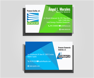 Project business card design for UNICCA | Business Card Design by Intro Base