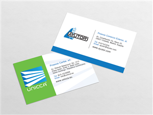 Project business card design for UNICCA | Business Card Design by diRtY.EMM