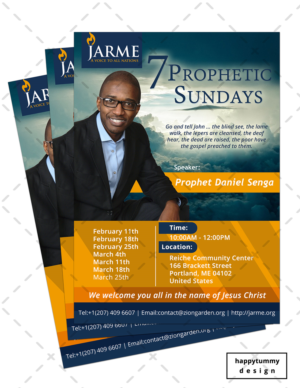 Flyer for our prophetic church event | Flyer-Design von maricreatives