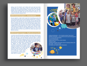 Ross Academy Montessori Summer Camp Brochure Redesign | Broschüren-Design von Pinky 