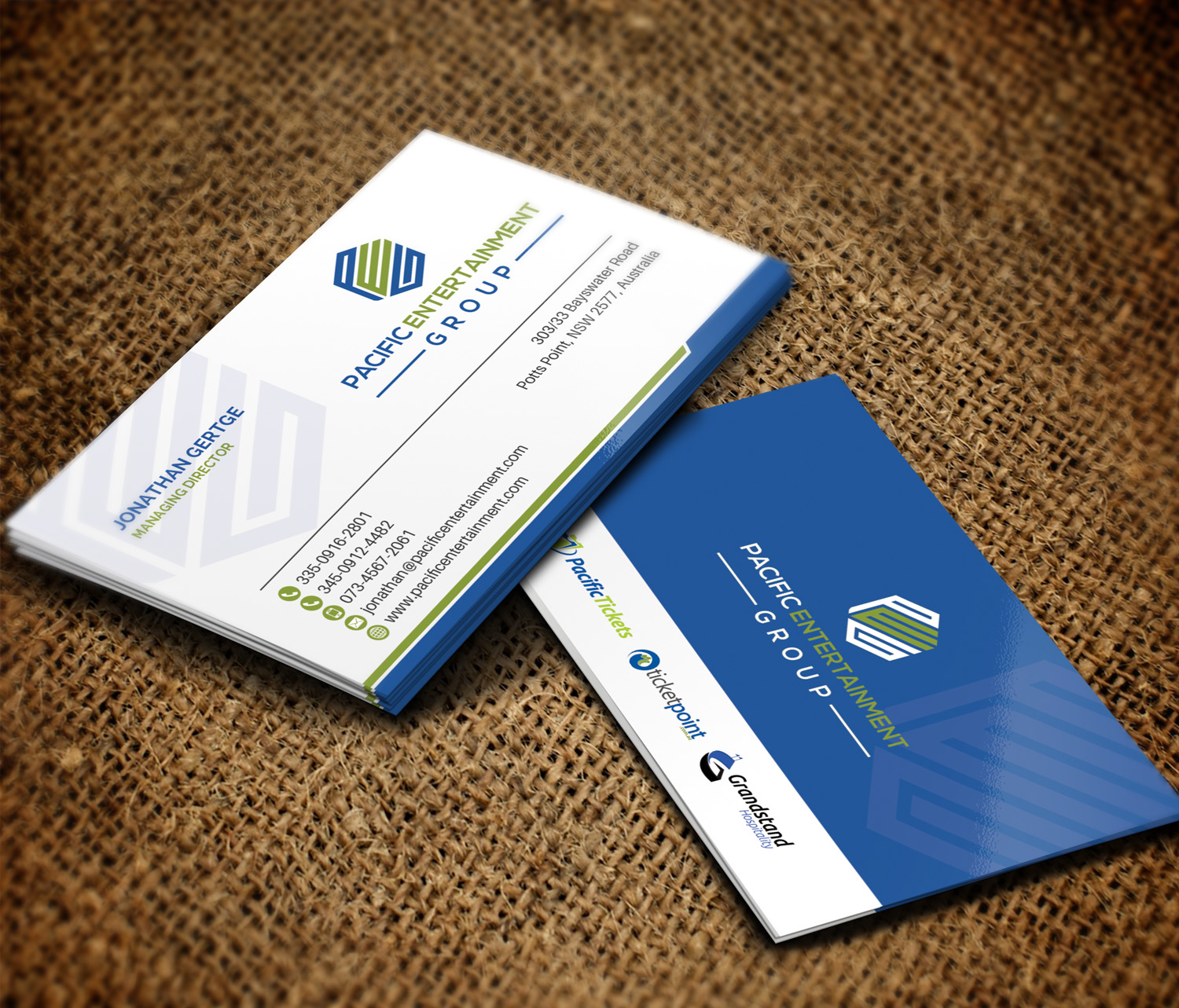 Business Card Design by Sandaruwan for Pacific Tickets | Design #17760093